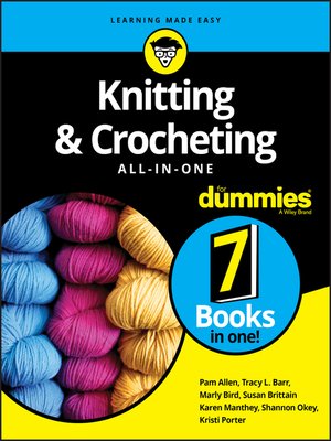 cover image of Knitting & Crocheting All-in-One For Dummies